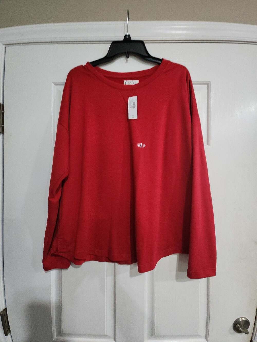 Maurices Crew Neck Pullover NWT Bold Red Size XL